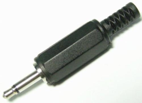 3.5mm Audio Plug Mono Plastic